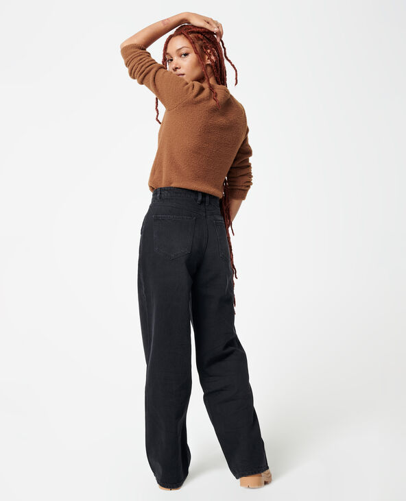 Jean baggy taille basse noir - Pimkie