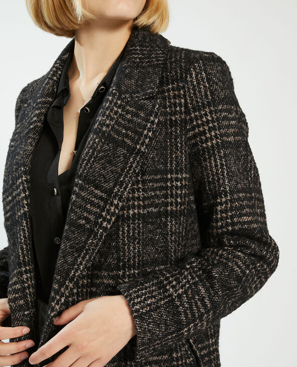 Manteau long avec 50% de laine gris - Pimkie