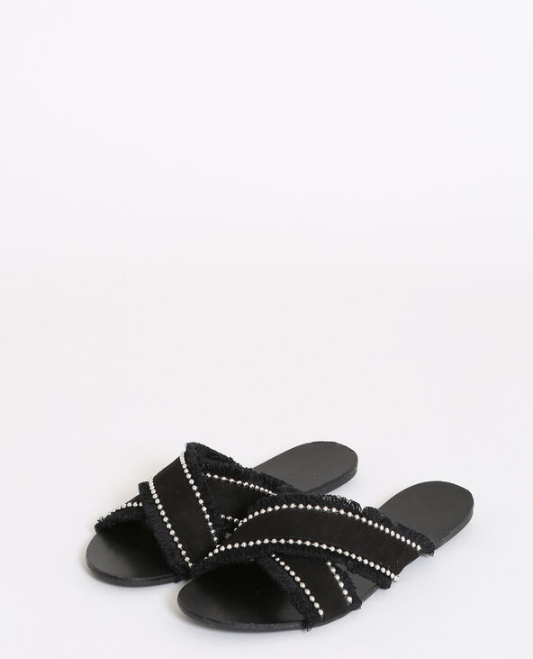 Sandales plates noir - Pimkie