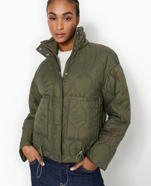 Veste matelassee echarpe assortie