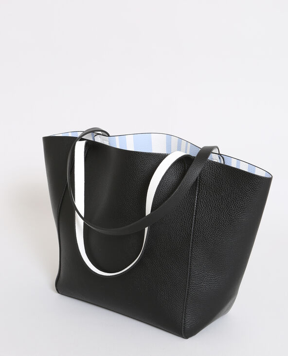 Sac cabas réversible noir - Pimkie