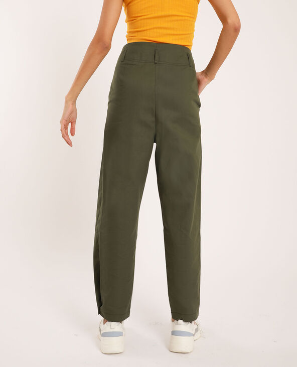 Pantalon à plis taupe - Pimkie