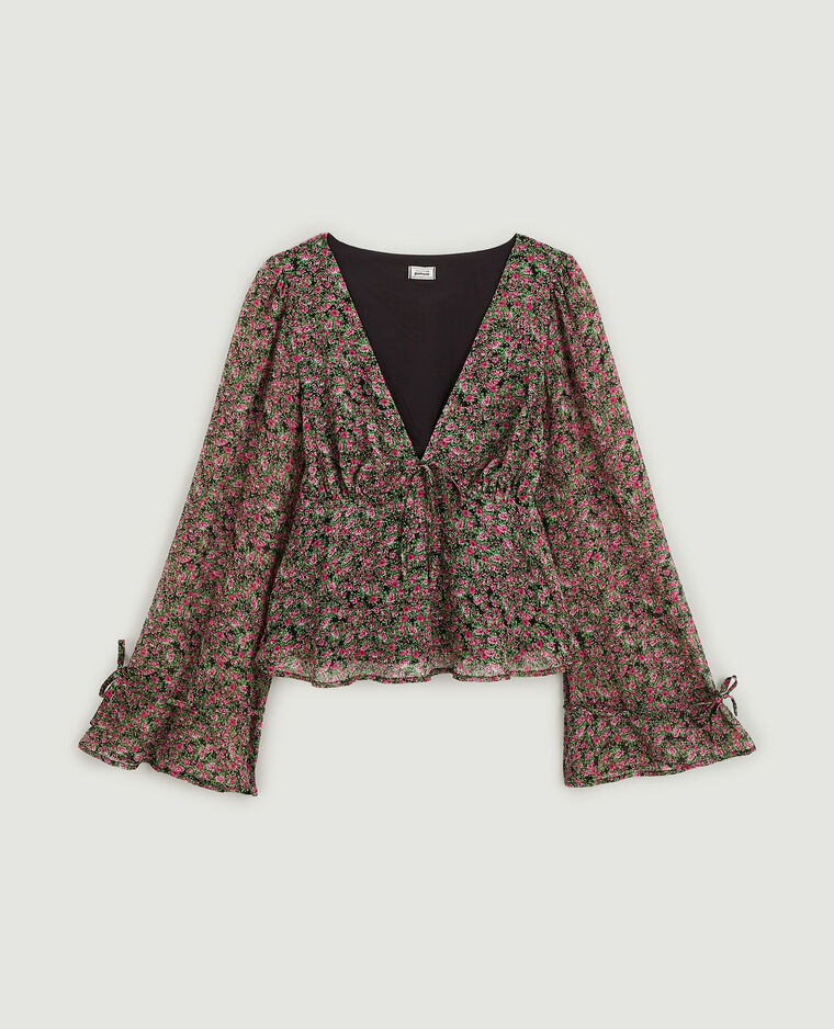 Blouse en tissu léger rose - Pimkie