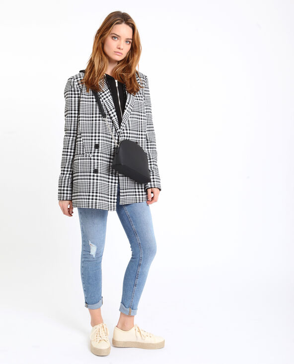 Gilet à capuche noir - Pimkie
