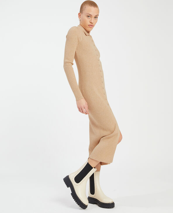 Robe longue gilet beige - Pimkie