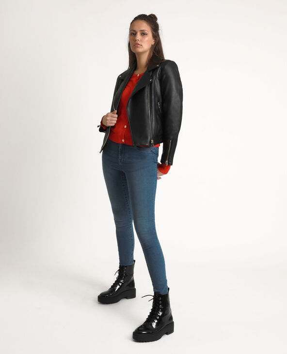 Gilet boutons dorés rouge - Pimkie