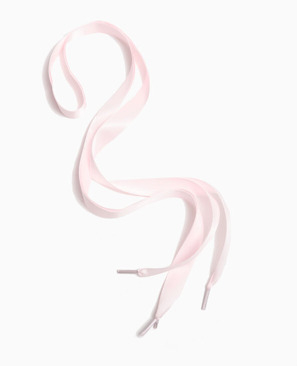 Lacets larges en satin rose - Pimkie