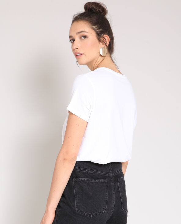 T-shirt charisme blanc - Pimkie