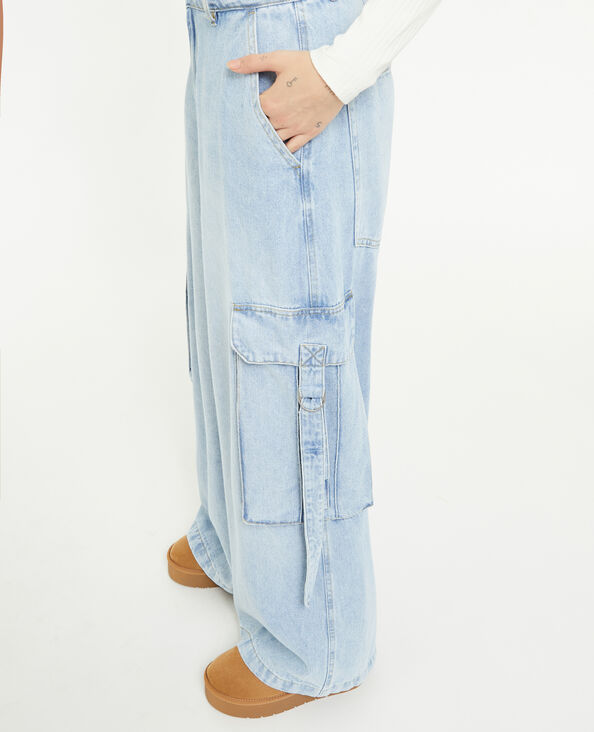 Jean cargo bleu clair - Pimkie
