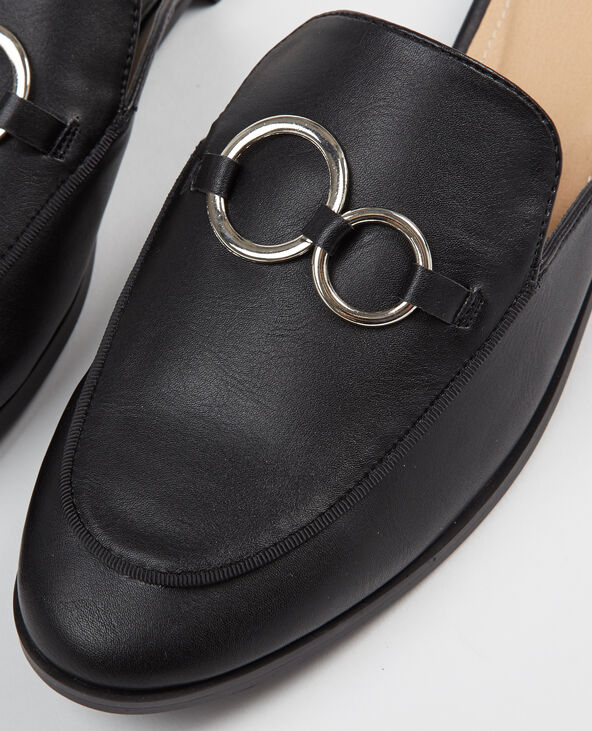 Mules style mocassins noir - Pimkie