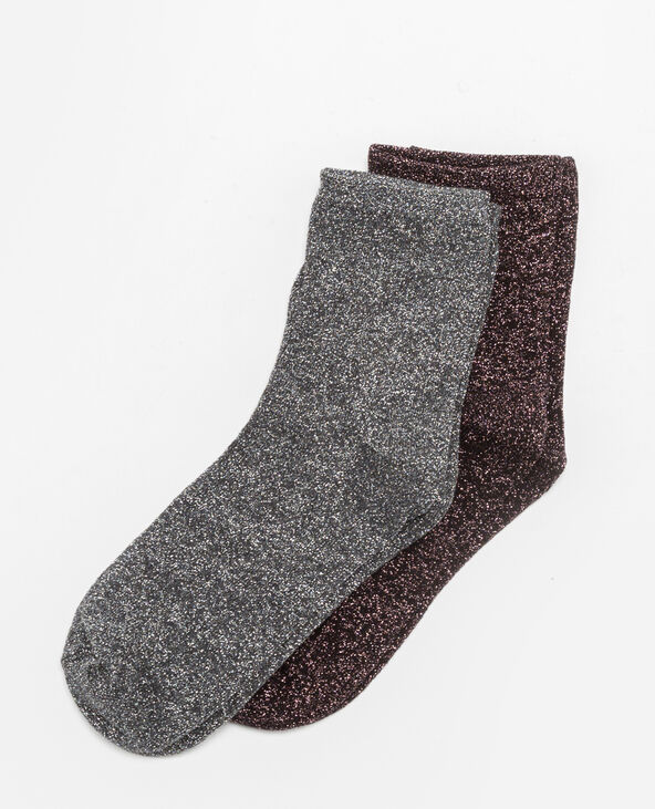 Bottines chaussettes lurex clearance