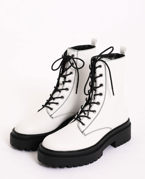Boots rock blanc - Pimkie