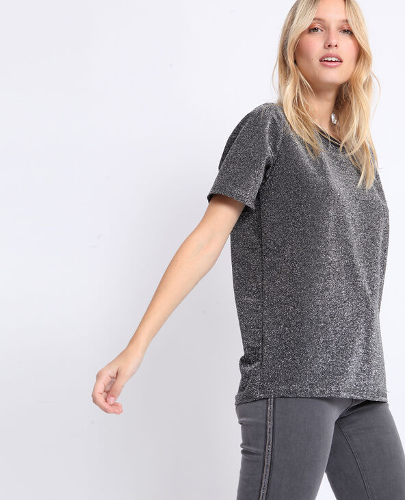 T-shirt glitter doré - Pimkie