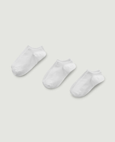 Lot de 3 paires de soquettes blanc - Pimkie