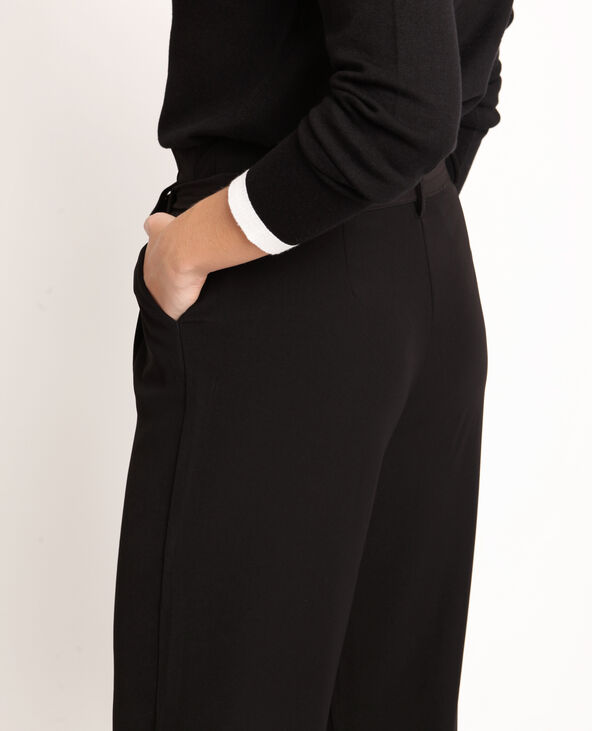 Pantalon large noir - Pimkie