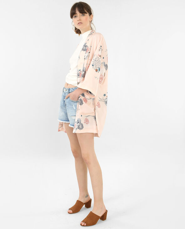 Short en jean taille haute bleu - Pimkie