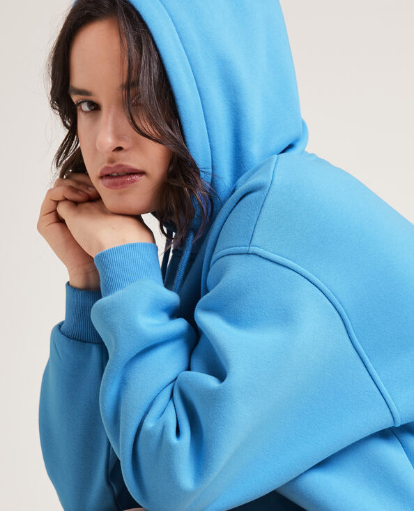 Sweat capuche bleu clair - Pimkie