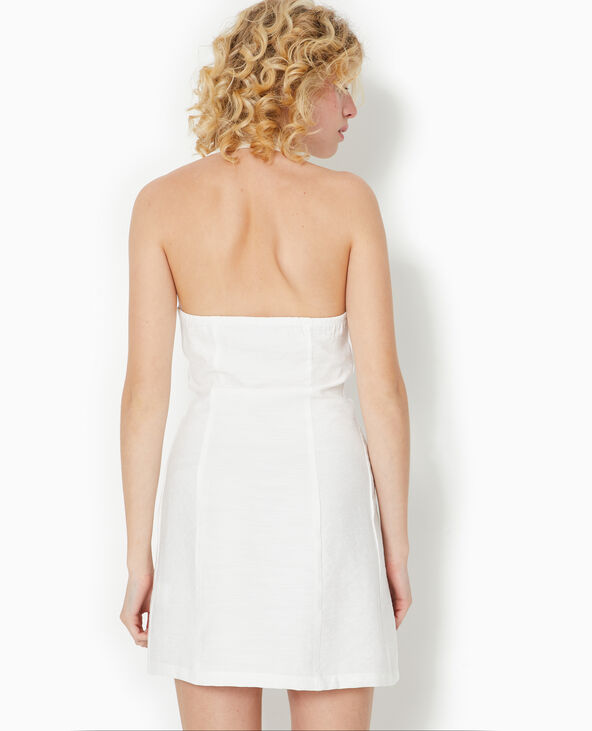 Robe dos-nu esprit gilet de barman blanc - Pimkie