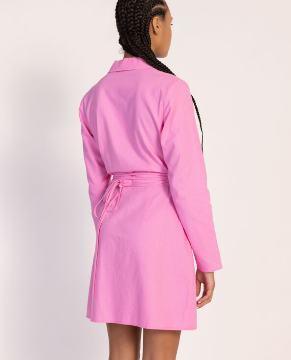 Robe blazer cache-cœur rose - Pimkie