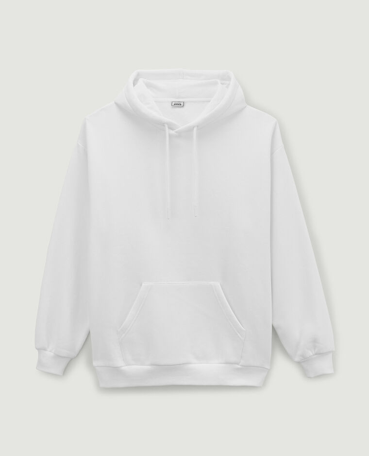 Sweat capuche blanc - Pimkie