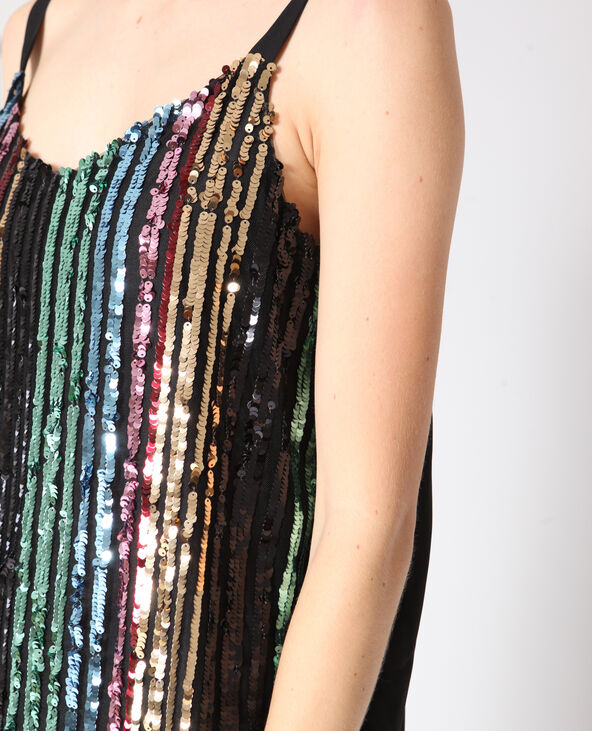 Robe à sequins bleu - Pimkie