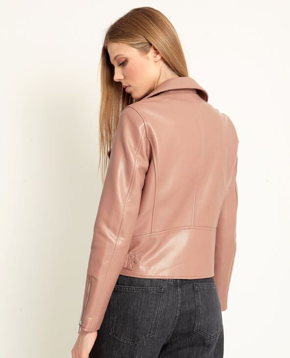 Blouson biker simili cuir