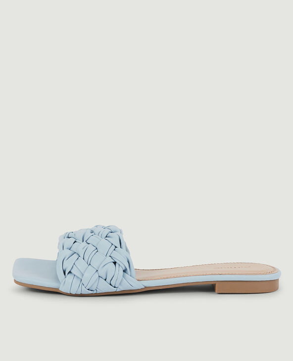 Mules tressées bleu - Pimkie