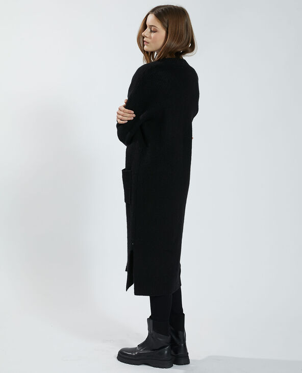 Gilet long noir - Pimkie
