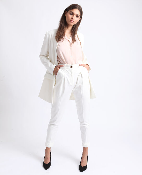Pantalon carotte écru - Pimkie