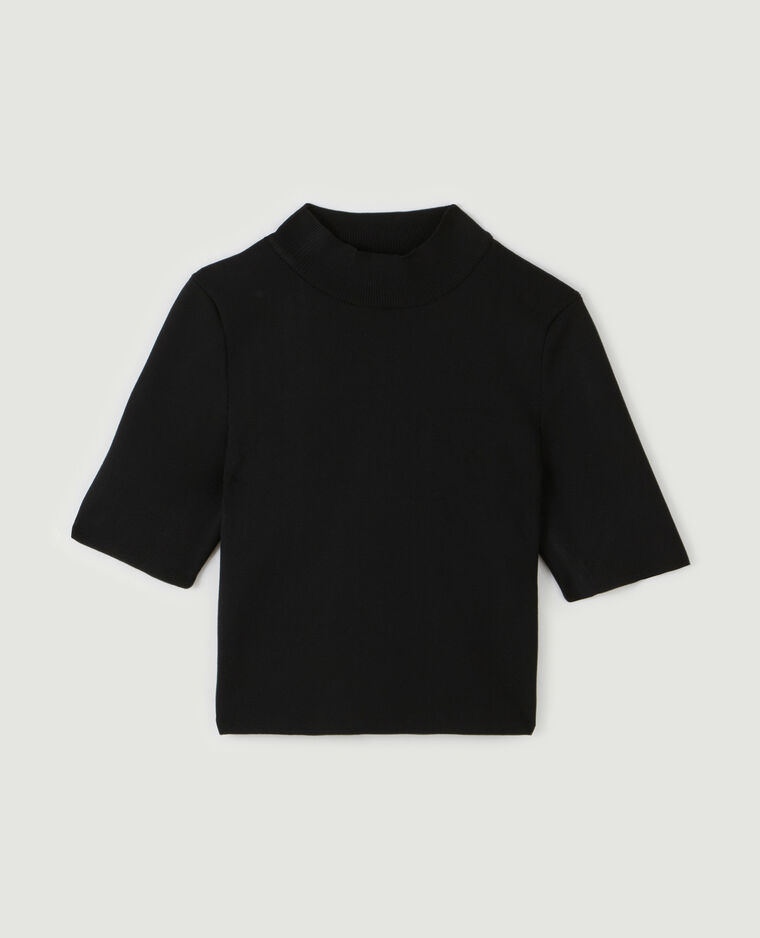 Top dos-nu en maille noir - Pimkie