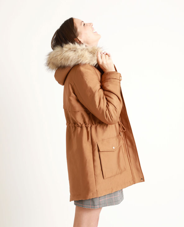 Parka camel femme store