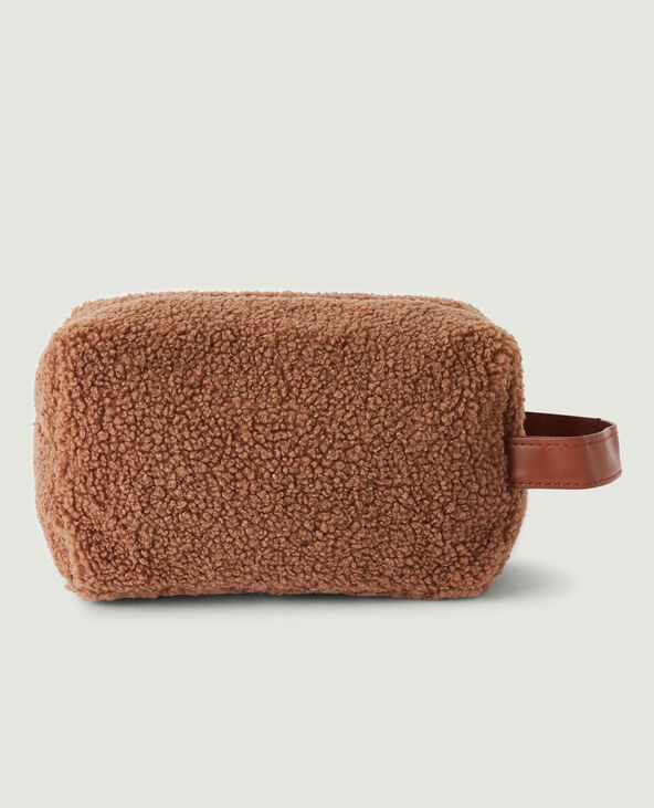 Trousse moumoute marron - Pimkie
