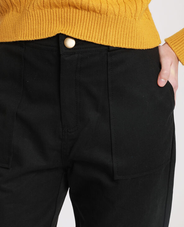 Pantalon cargo noir - Pimkie