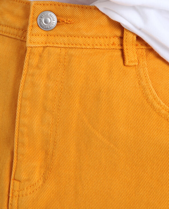 Jupe en jean jaune ocre - Pimkie