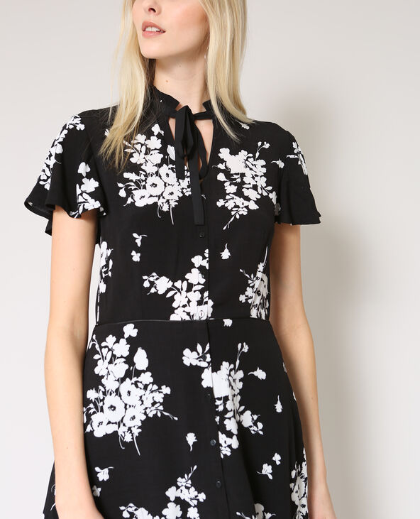 Robe à col montant noir - Pimkie