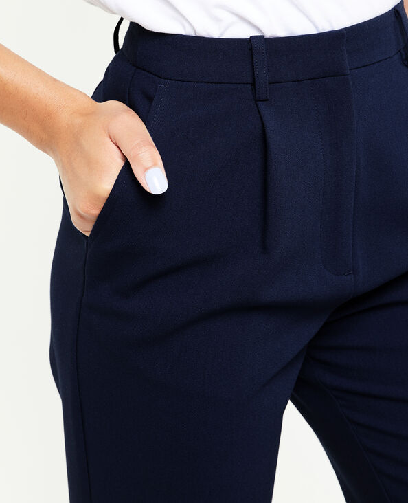 Pantalon droit city bleu marine - Pimkie