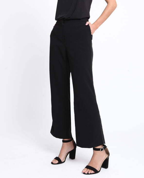 Pantalon à galon noir - Pimkie