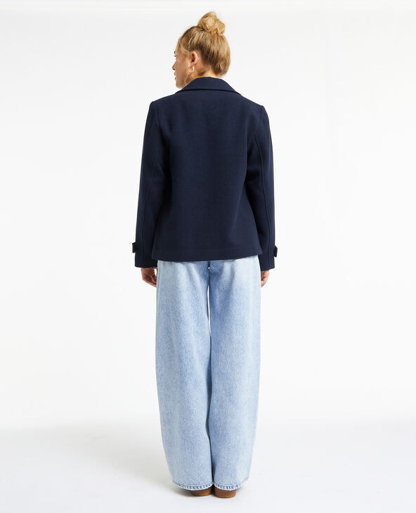 Manteau style caban bleu marine - Pimkie