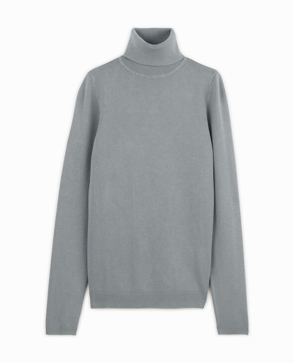 Pull à col roulé gris - Pimkie