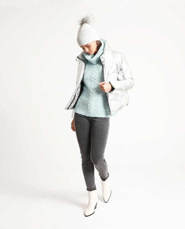 Pull à col roulé bleu - Pimkie