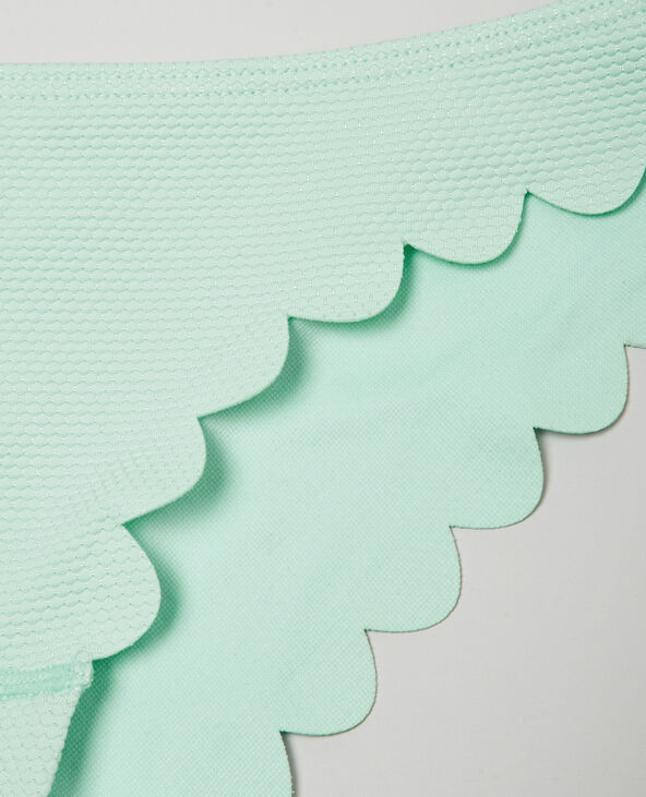 Bas de maillot de bain pétales bleu turquoise - Pimkie