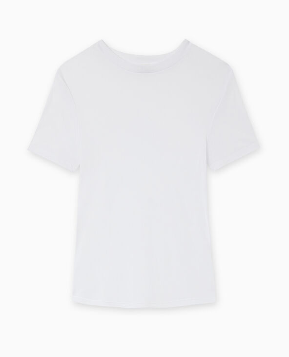 T-shirt en maille légère blanc - Pimkie