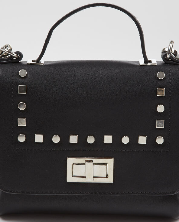 Petit sac clouté noir - Pimkie