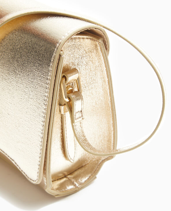 Sac boxy avec détail métal sur rabat doré - Pimkie