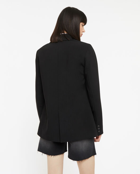 Veste blazer droite avec poches noir - Pimkie