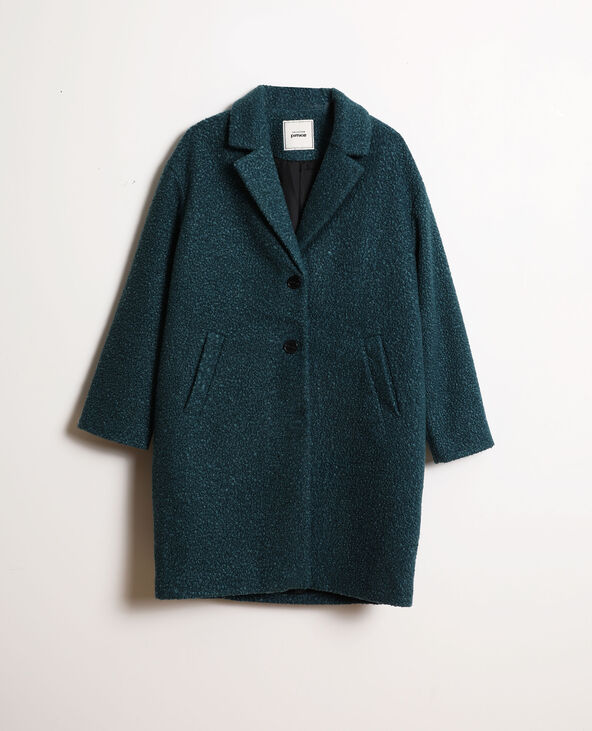 Manteau mi-long violet - Pimkie