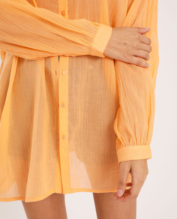 Chemise col mao orange - Pimkie