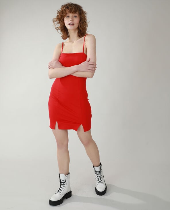 Robe fourreau rouge - Pimkie