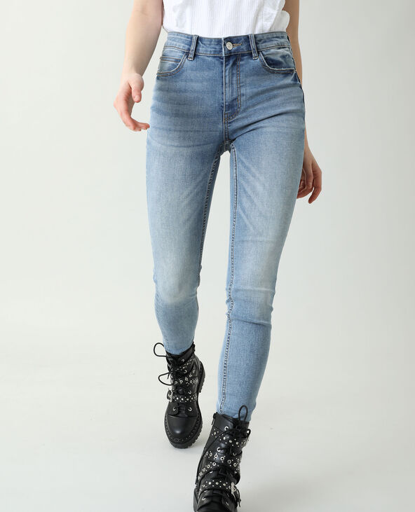Jean skinny push up mid waist
