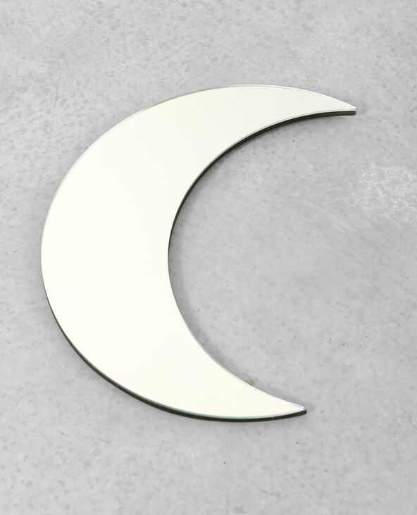 Miroir croissant de lune argenté - Pimkie